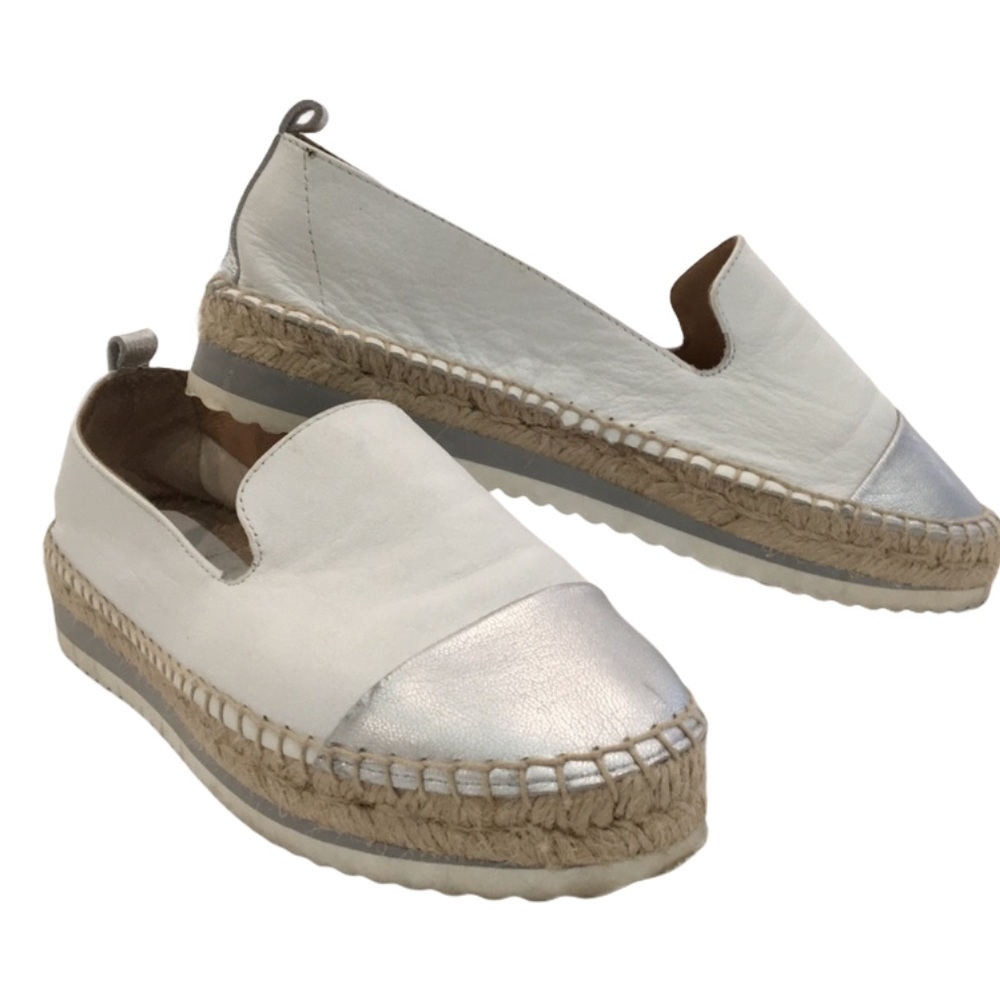 Renvy Cap Toe Leather Espadrille.